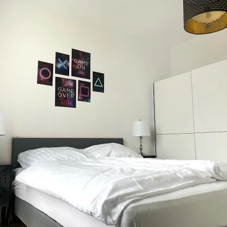 Appartement Jaybnb - Gaming Ps5 65 Zoll 4k Tv Mit Balkon